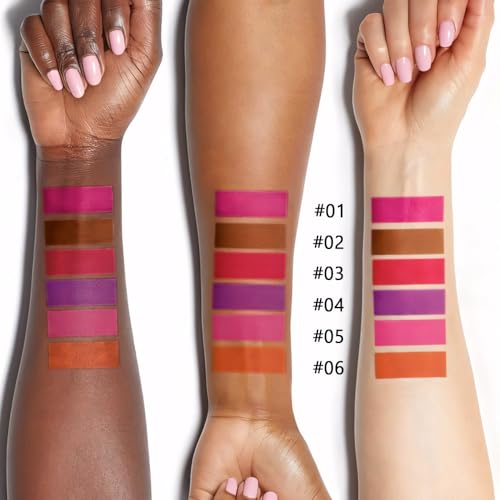Image of Hydrating Matte Lip Stain, 24 Hour Lipstick Lip Liner Pencil, Precise Chisel Tip Marker, With High Color Payoff Makeup Long Lasting Waterproof Smudge Proof Formula (01, 1 Count (Pack of 1))