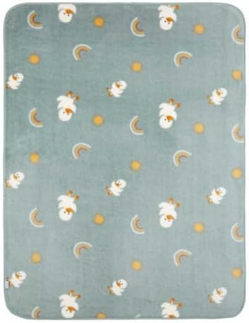 Edda Duck Throw Blanket in Moss Green by Sterntaler