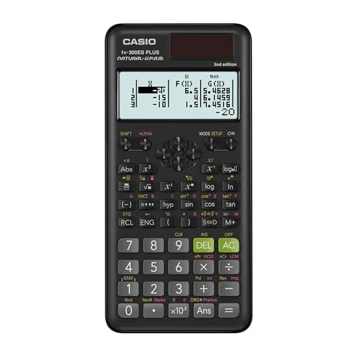 Casio Calculadora científica padrão FX-300ESplus2 2ª edição, preto