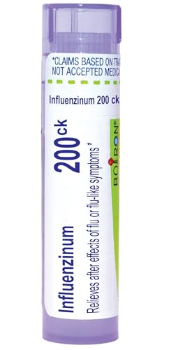 Boiron Influenzinum 200Ck for After Effects of Flu or Flu-Like Symptoms - 80 Pellets