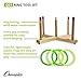 Champion Sports QS1 Wooden Ring Toss Set,Classic