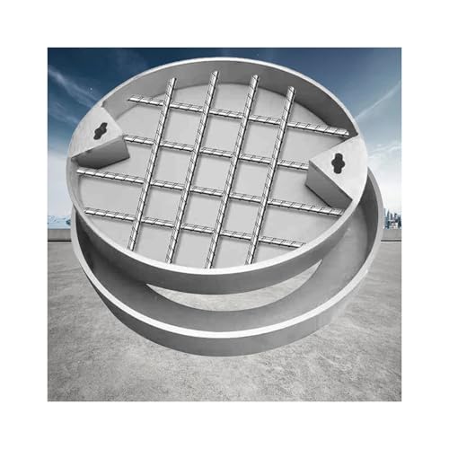 Plaque d'égout ronde 80x80x5 cm couvercle de drainage robuste
