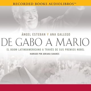 De Gabo a Mario Audiolibro Por &Aacute;ngel Esteban, Ana Galle arte de portada