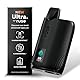 Vuse Ultra – Smart-Vape mit LED-Display, hochwertige E-Zigarette mit Pod-System, Flavour AutoTune, CloudControl und MyVuse App für ein personalisiertes Vaping-Erlebnis, Schwarz