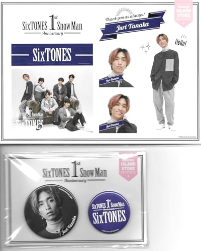 �c���� Sixtones 1st Anniversary �X�e�b�J�[ �ʃo�b�W�Z�b�g