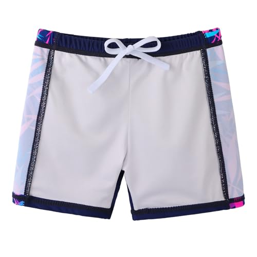 Image of Girls Two Piece Swimsuit Floral UPF 50+ Rash Guard Set Kids Beach Swimwear