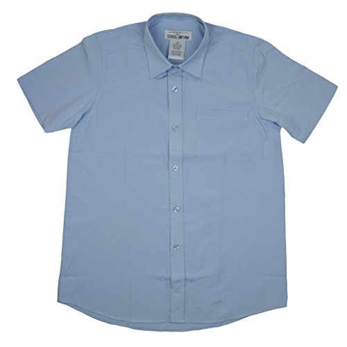 Image of Authentic Galaxy Boys School Uniforms Short Sleeve Broadcloth Shirt