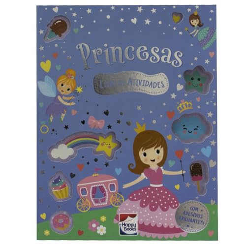Meu Livro de Adesivos Brilhantes: Princesas:
