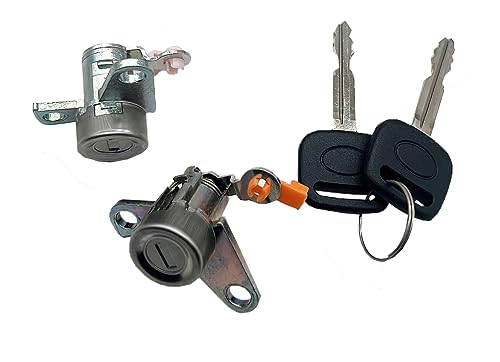 Well Auto Door Lock Cylinder Set-Tumbler with 2 Key Compatible with 93 94 95 96 97 98 Toyota T100 Front Driver Side DL-109L/R DL109L/R 69051-34010 R 69052-34010 L