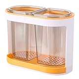 Sûr et finement conçu : fabriqué à partir de matière plastique sûre et inoffensive, ce porte-baguettes est finement conçu pour garantir sa sécurité lors de son utilisation. C'est un organisateur d'ustensiles fiable pour votre cuisine.