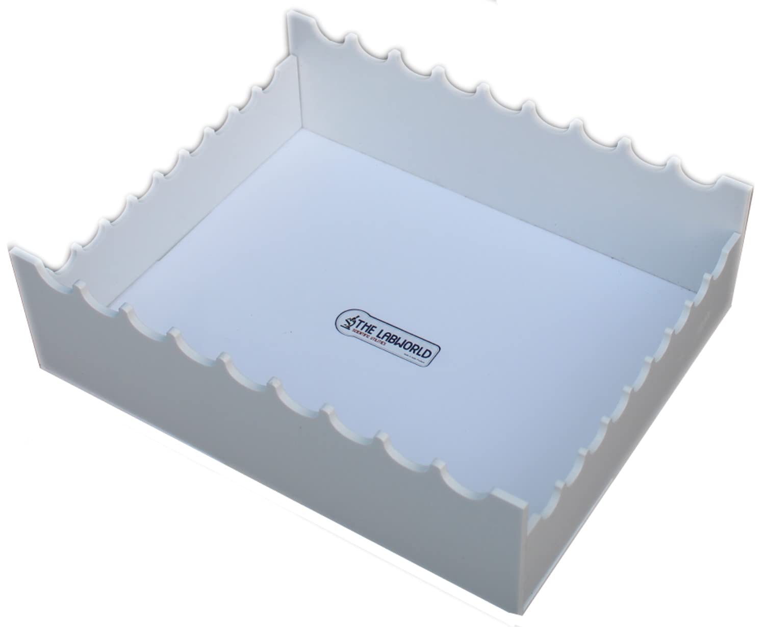 Labworld Pipette Burette stand Multipurpose rack tray horizontal type holder for 18 long tubes glassware stand