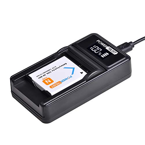 PowerTrust 1x NP-BN1 NPBN1 Battery and LED USB Charger for Sony DSC TX9 T99 WX5 TX7 TX5 W390 W380 W350 W320 W360 QX100 W370 W730 W150 Camera Batteries