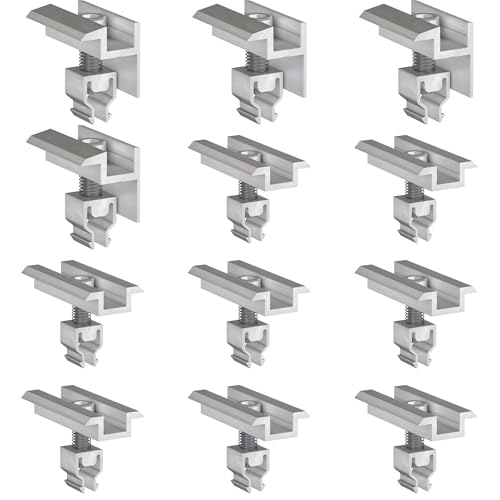 doitBau 5 Modul Set Klickfix Silber Halterung