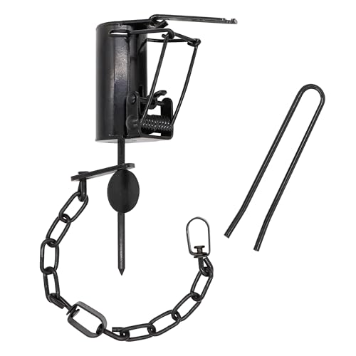 VANTOTH Dog-Proof Raccoon Trap - Heavy Duty Spring Loaded Animal Traps Hand Tools