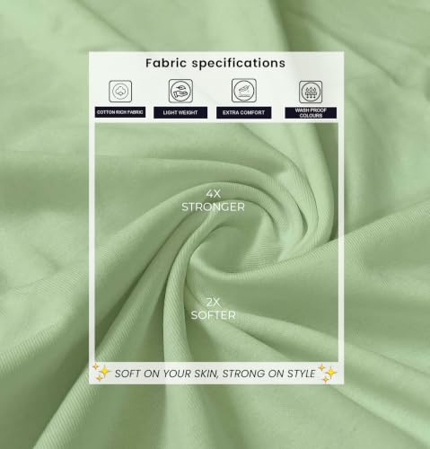Image of Sleepynuts Women's Plain Round Neck Regular Fit Half Sleeve Cotton T Shirt