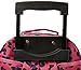 Rockland Double Handle Rolling Backpack, Magenta Leopard, 17-Inch (R01-MAGENTALEOPARD)