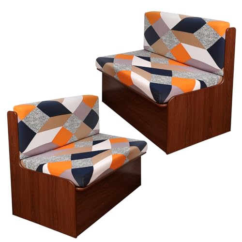 CRFATOP RV Dinette Cushion Covers 4pc Slipcover