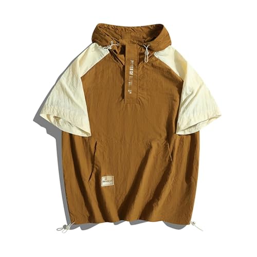 Sweat-shirt manches courtes homme décontracté pour vos sorties de l'été
