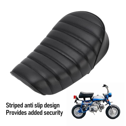 Asiento de motocicleta en cuero sintético premium para restauración de Monkey Trail Z50J 3