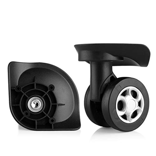 Luggage Wheel,Luggage Suitcase Wheels, 360 Degree Swivel Luggage Mute Wheel Suitcase Replacement Repair Wheels Parts Spinner (W130#)