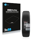 savvies Protector Pantalla Compatible con Garmin Vivofit 3 (6 Unidades) Película Ultra Transparente