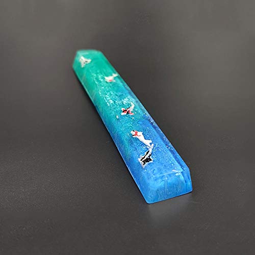 Teclado Mecánico Spacebar Resina Turquesa Cherry MX miniatura 4