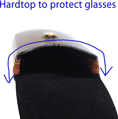 M-World Slim, Light, Semi- Hard, Eye Glasses Case (Black) #TOP3