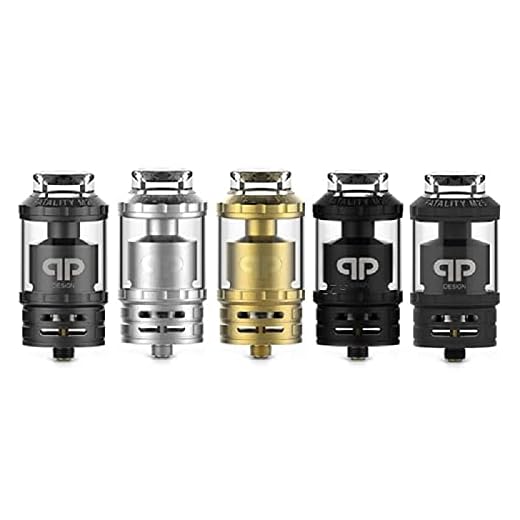 qp Design Fatality M25 RTA Verdampfer 4 | 5,5ml Farbe Silber