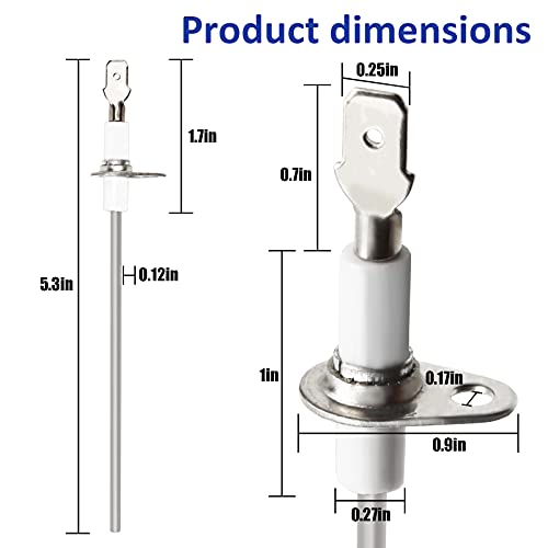 52W29 Furnace Flame Sensor Replacement for Lennox Armstrong Ducane Replace 52W2901 LB-74940A 31L7101 31L71 Fit G40 G41 G50 G51 G60 G61 G71 LUXRILIX