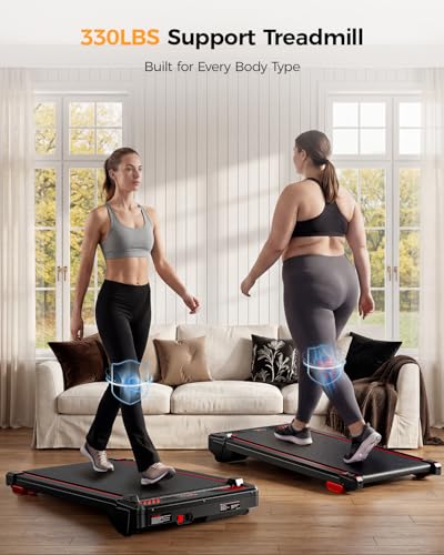 BestGod 280A-A Portable Under-Desk Treadmill, 330 lb