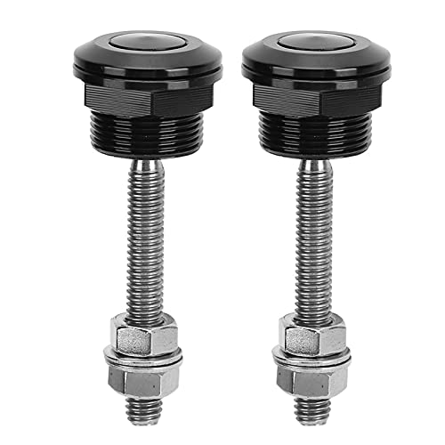 Hood Pins 2Pcs Quick Latch Hood Pins Aluminum Push Button Billet Hood Pin Lock Clip Kit Universal Quick Release Hood Bonnet Pins (22mm)