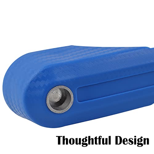 Image of AllExtreme EXTP41B 7 /8 inch 22mm Bike Hand Guard with LED Light Turn Signal Indicator Universal Handle Protector Shield Handlebar Protection Gear Extra Durable (Blue)