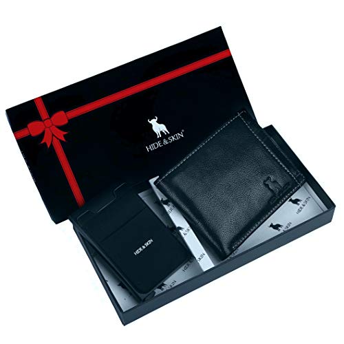 Image of HIDE & SKIN Metal Men & Women's RFID Protection Card Sleeve (HS-CC1 Black)