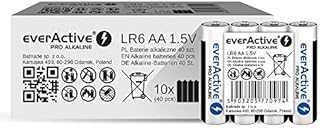 Everactive Aa LR06 Bateria, Srebrny, 40 Sztuk