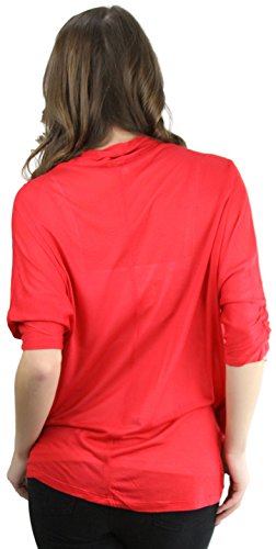 Image of ToBeInStyle Womens Open Front Casual Shrug Lightweight Layering Cardigan Sleeveless or Short Sleeve