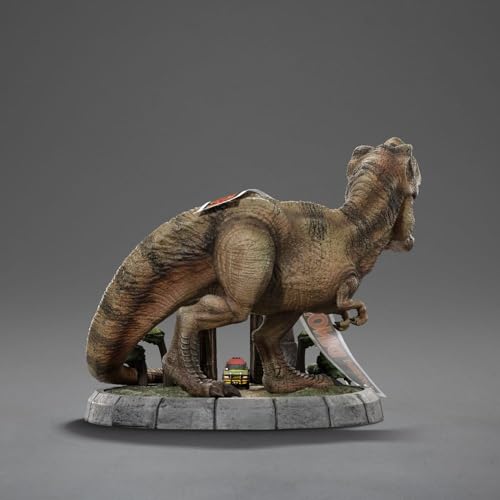 Figurine T-Rex Mini Co. Iron Studios Illusion Deluxe 15 cm, finition premium