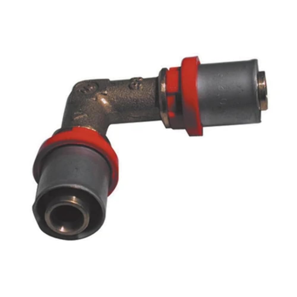Raccord incurvé double 63mm pour tuyau multicouche à presser