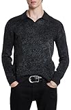 John Varvatos Oliver Polo Sweater Charcoal Heather S