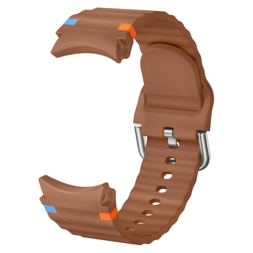 Image of Suitisbest Compatible for Samsung Galaxy Watch 7 /6 /5 /4 /FE Strap, 40mm 44mm 45mm /Watch 6 4 Classic 4 42mm 46mm 43mm 47m,Silicone Sport Straps No Gap Men Women