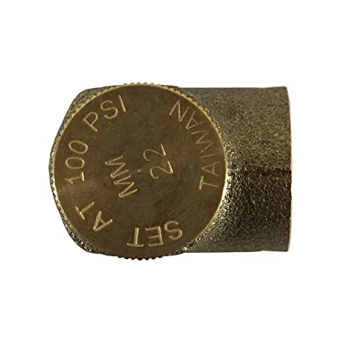 Merrill Mfg Prvnl50100 1/2" No-Lead Pressure Relief Valve, 100 Psi #TOP2