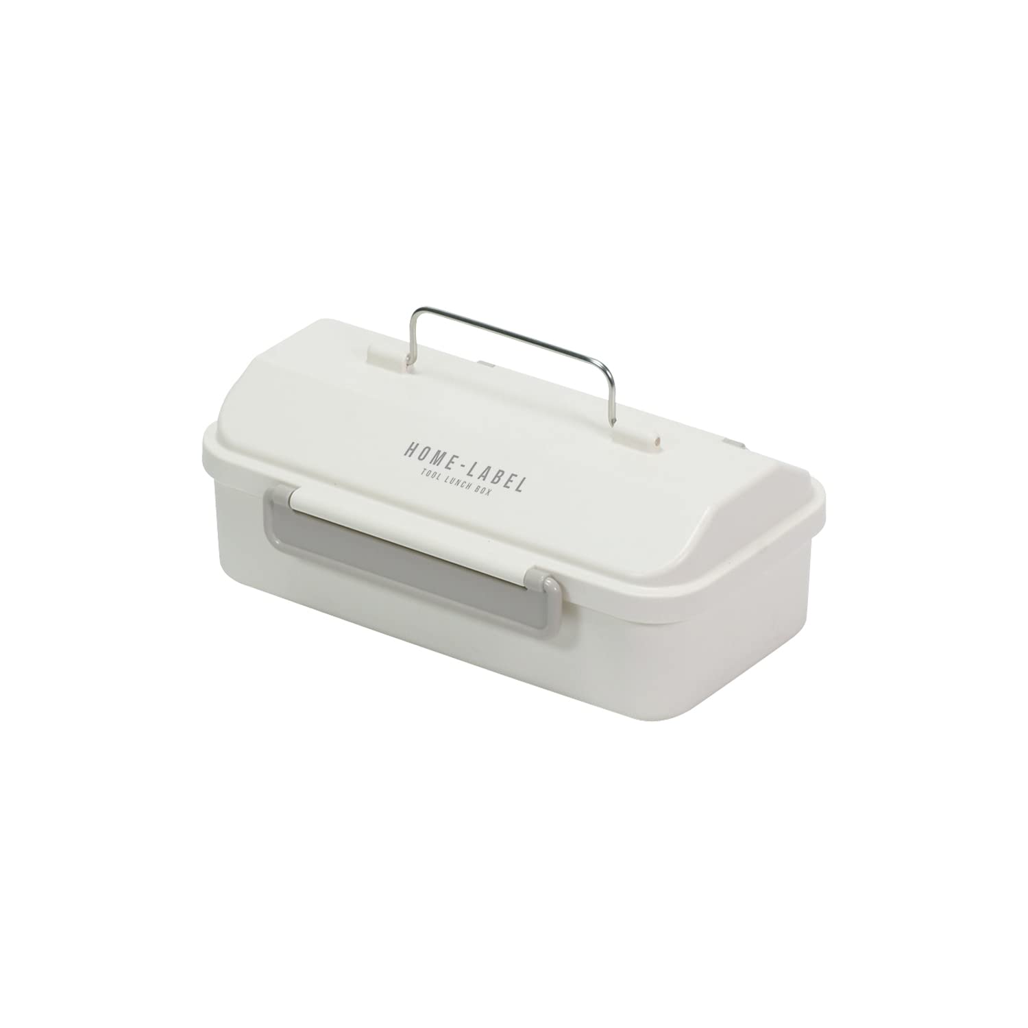 パール金属 弁当箱 ランチボックス 600ml 一段 日本製 ホワイト ホームレーベル ツール D-6775
