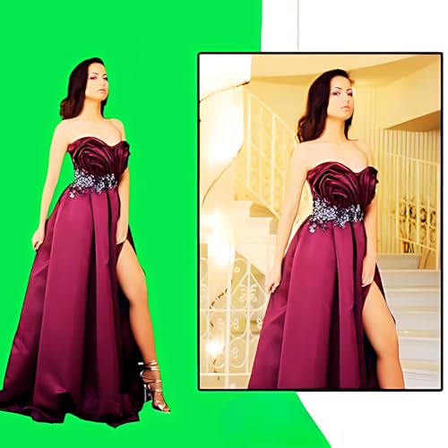 Image of SMILEDRIVE PVC Green Screen Backdrop, 100x300 cm | Wrinkle-Free, Chroma Key Sheet, For Streaming & Video