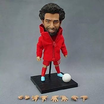 Amazon | サッカーアクションフィギュア モハメド・サラー リ