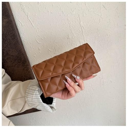 Handbag PU Multi-function Wallet Portable Large Capacity Holding Long Wallet Women Ladies(Black)3