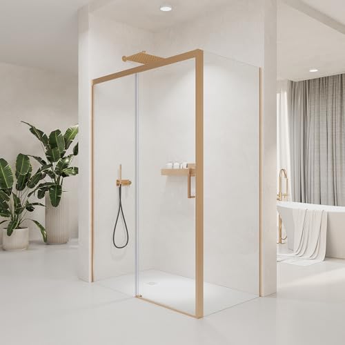 Mampara Ducha Fija 130 Marca VARO BATH