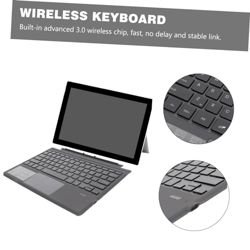 Teclado inalámbrico SHINEOFI portátil con cubierta protectora de escritura fluida 3