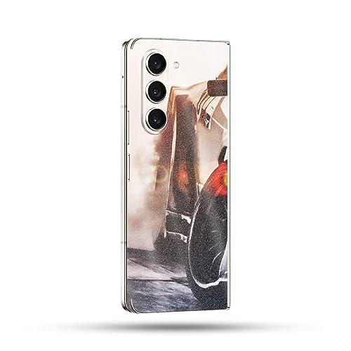 Image of MightySkins Glossy Glitter Skin Compatible with Samsung Galaxy Z Fold 5 Full Wrap - Headlight Flare | Protective Durable High-Gloss Glitter Finish | Easy to Apply & Change Styles | Made in The USA