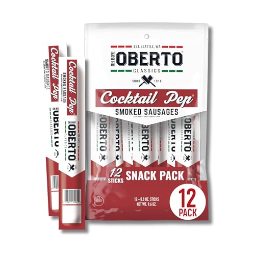 Oberto Classics Cocktail Pep Smoked Sausages