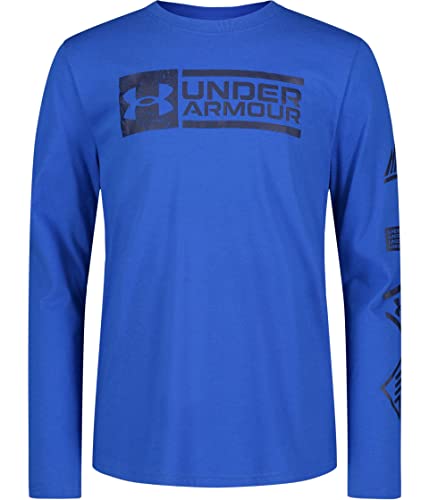 Image of Under Armour Boys' Long Sleeve Graphic T-Shirt, Lightweight & Breathable, Outdoor Collection