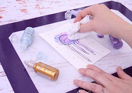 Dovecraft Proof Messy Mat  A3-42 x 29.5cm-BPA Free   Non-Stick & Non-Slip  Multi-use for Ink Blending, Jewellery Making, Hot Glue, Heat Embossing and Art, Colour, One Size